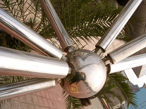 漳平不锈钢螺栓球网架